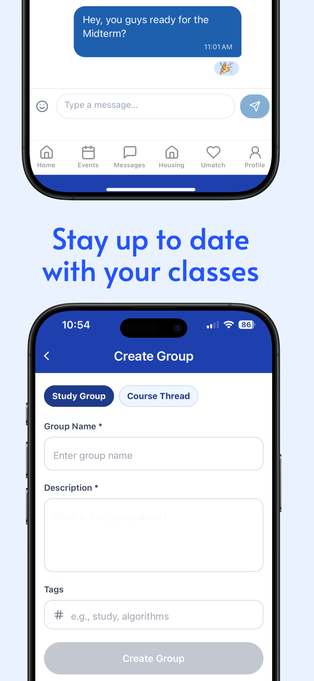 Events Hub module preview